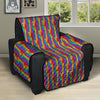 Hand Sign Gay Pride Print Pattern Recliner Protector-grizzshop