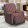 Hand Sign Gay Pride Print Pattern Recliner Slipcover-grizzshop