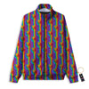 Hand Sign Gay Pride Print Pattern Track Jacket-grizzshop