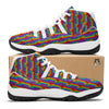 Hand Sign Gay Pride Print Pattern White Bball Shoes-grizzshop