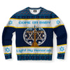 Hanukkah Come On Baby Light My Menorah Ugly Christmas Sweater-grizzshop