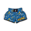 Hanukkah Print Pattern Muay Thai Boxing Shorts-grizzshop