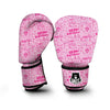 Happy Birthday Pattern Print Boxing Gloves-grizzshop