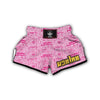 Happy Birthday Pattern Print Muay Thai Boxing Shorts-grizzshop