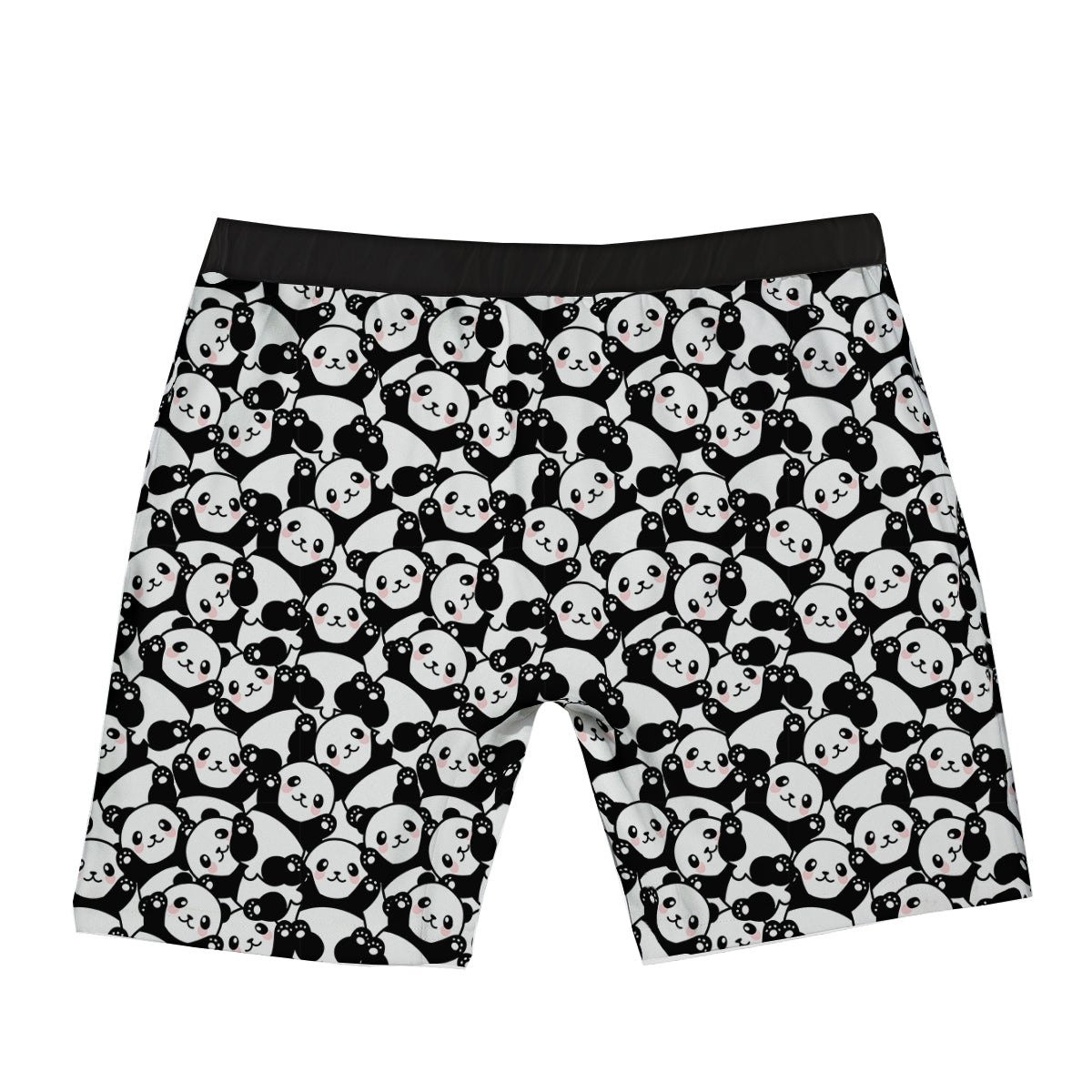 Happy Panda Cute Print Pattern Boxer Briefs-grizzshop