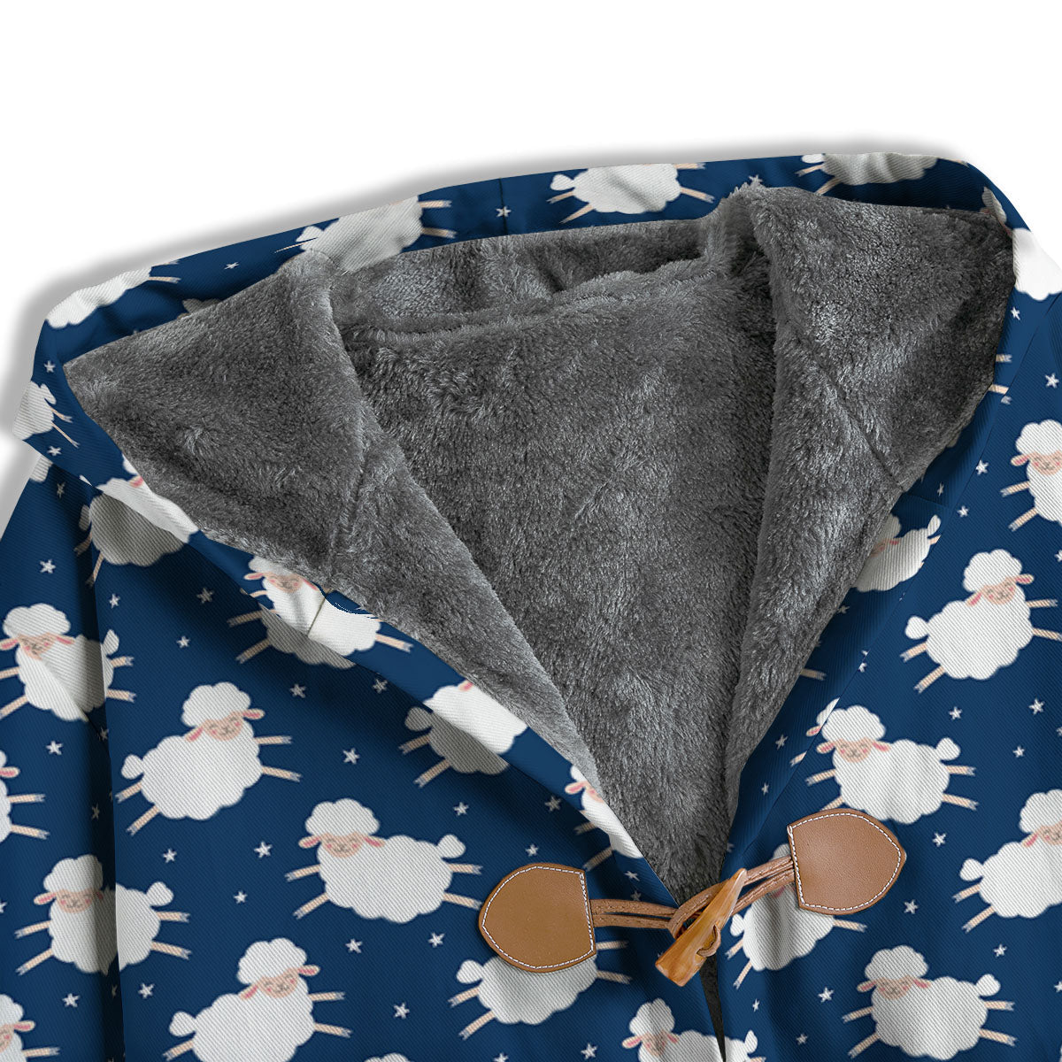 Happy Sheep Print Pattern Men's Windbreaker Jacket-grizzshop