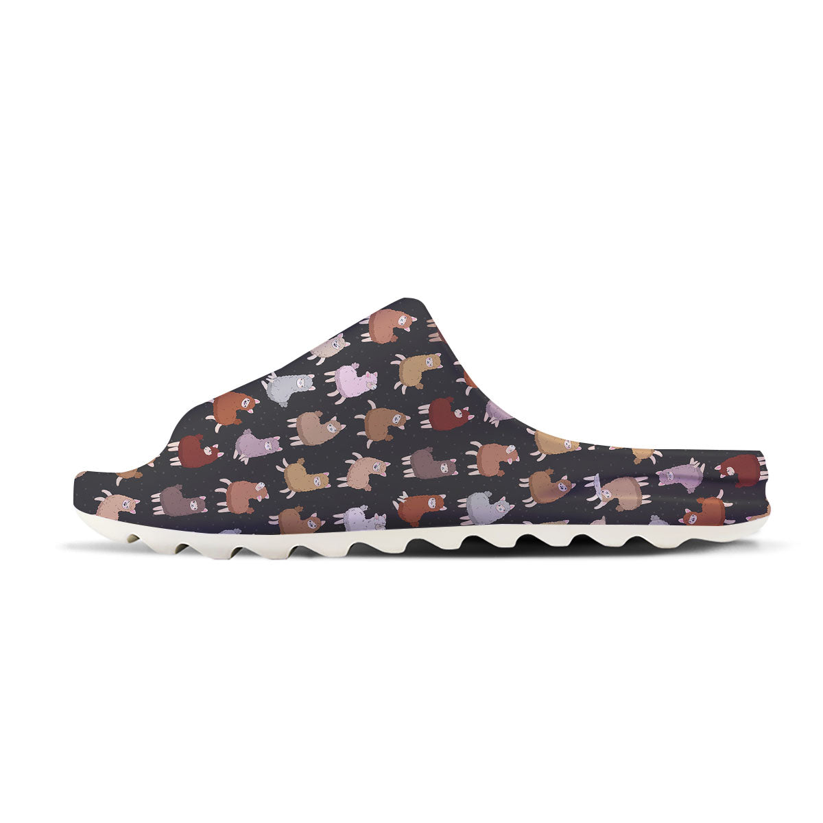 Happy Llama Print Pattern Sandals-grizzshop