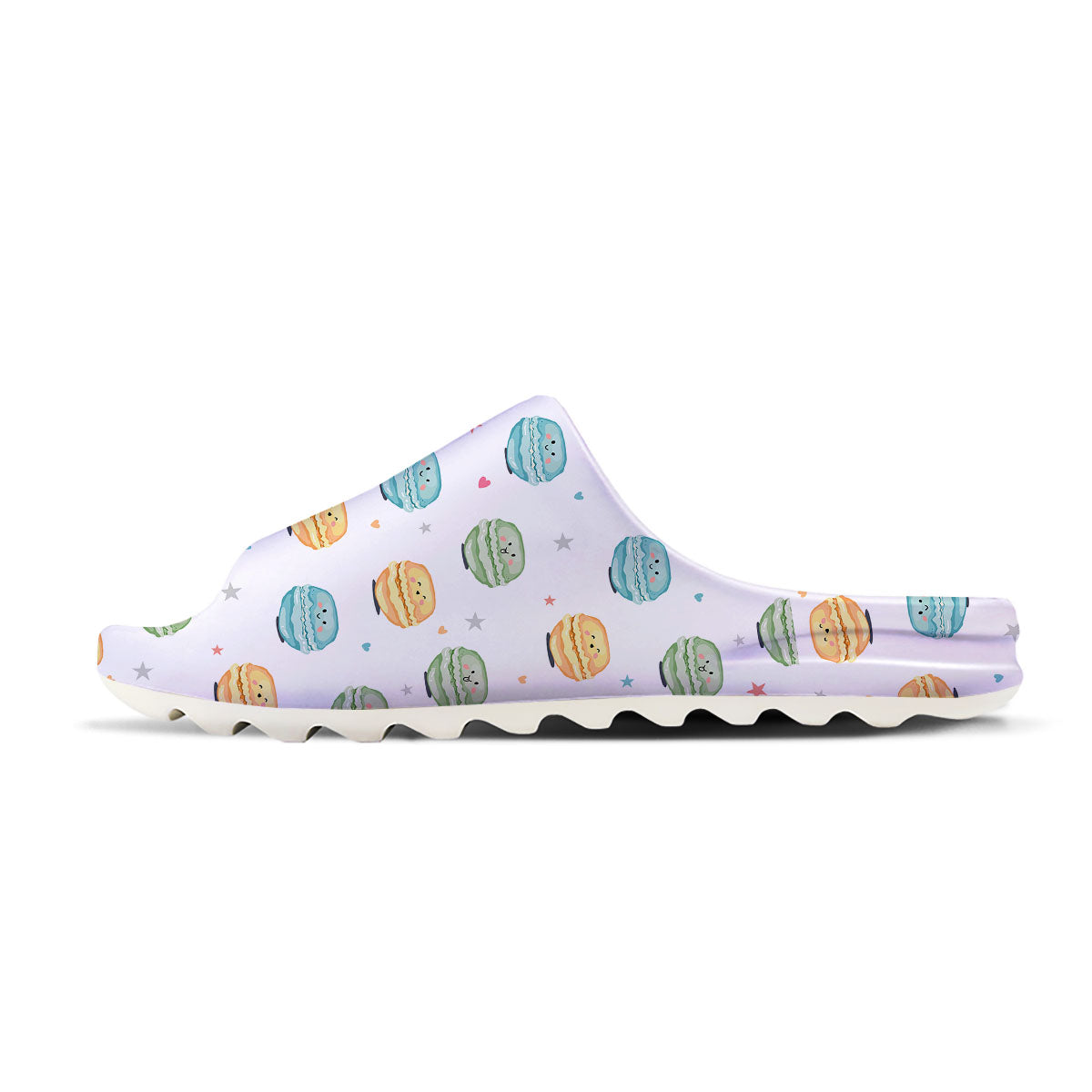 Happy Macarons Print Pattern Sandals-grizzshop