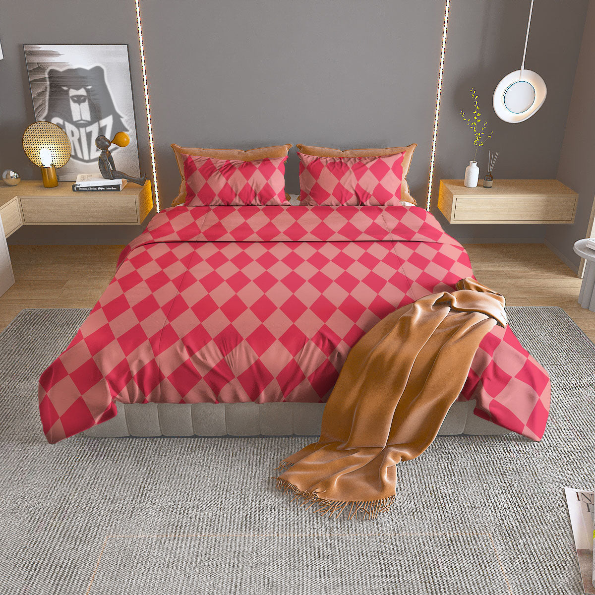 Gummy Yummy Print Pattern Duvet Cover Bedding Set