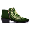 Hat And St. Patrick's Day Clover Print Ankle Boots-grizzshop