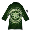 Hat And St. Patrick's Day Clover Print Bathrobe-grizzshop