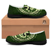 Hat And St. Patrick's Day Clover Print Black Loafers-grizzshop