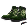 Hat And St. Patrick's Day Clover Print Boots-grizzshop