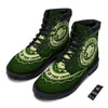 Hat And St. Patrick's Day Clover Print Boots-grizzshop