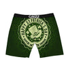 Hat And St. Patrick's Day Clover Print Boxer Briefs-grizzshop