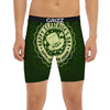 Hat And St. Patrick's Day Clover Print Boxer Briefs-grizzshop