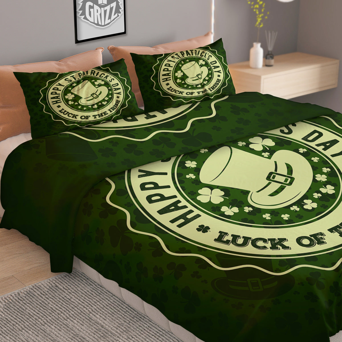 Girly Heart Cute Print Pattern Duvet Cover Bedding Set