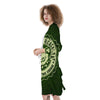 Hat And St. Patrick's Day Clover Print Kimono-grizzshop