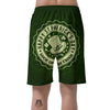 Hat And St. Patrick's Day Clover Print Men's Shorts-grizzshop