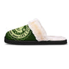 Hat And St. Patrick's Day Clover Print Slippers-grizzshop