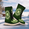 Hat And St. Patrick's Day Clover Print Snow Boots-grizzshop