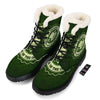 Hat And St. Patrick's Day Clover Print Winter Boots-grizzshop