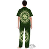 Hat And St. Patrick's Day Clover Print Women's Pajamas Set-grizzshop