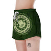 Hat And St. Patrick's Day Clover Print Women's Shorts-grizzshop