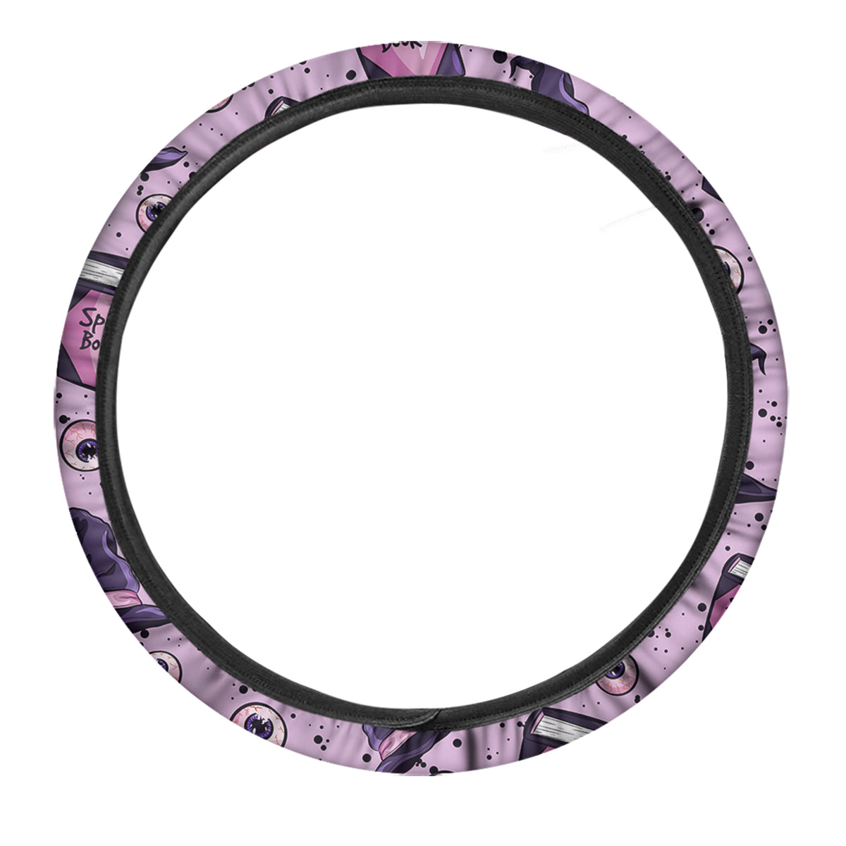 Hat Wizard Print Pattern Car Steering Wheel Cover-grizzshop