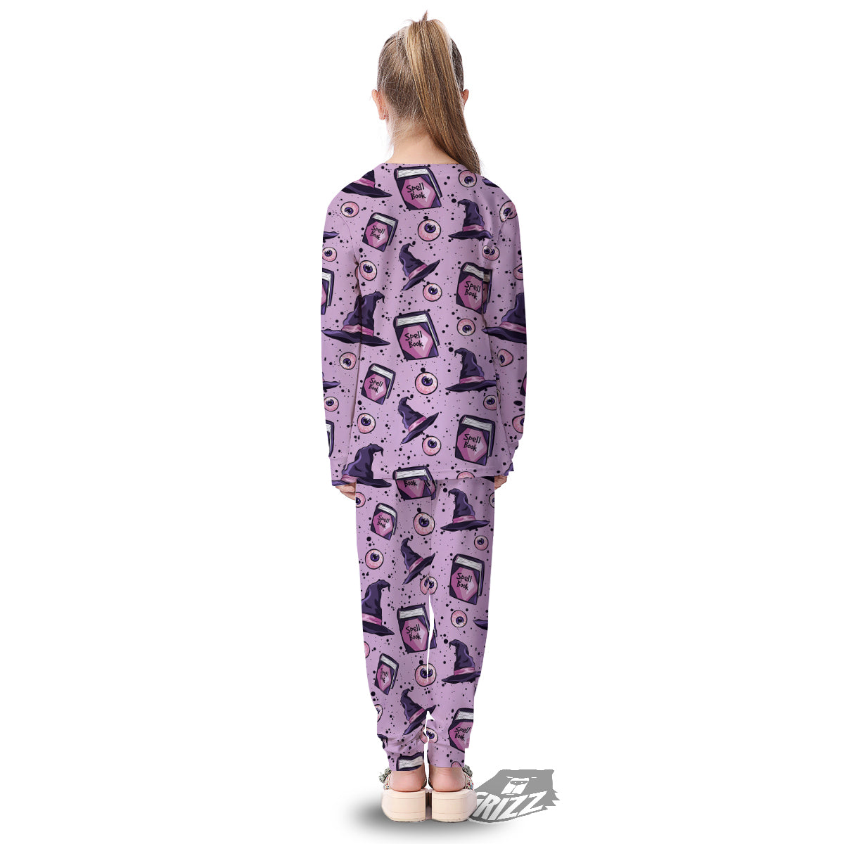 Hat Wizard Print Pattern Kid's Pajamas-grizzshop