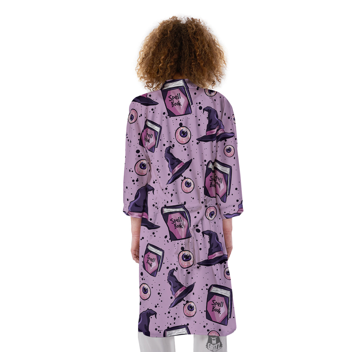 Hat Wizard Print Pattern Kimono-grizzshop