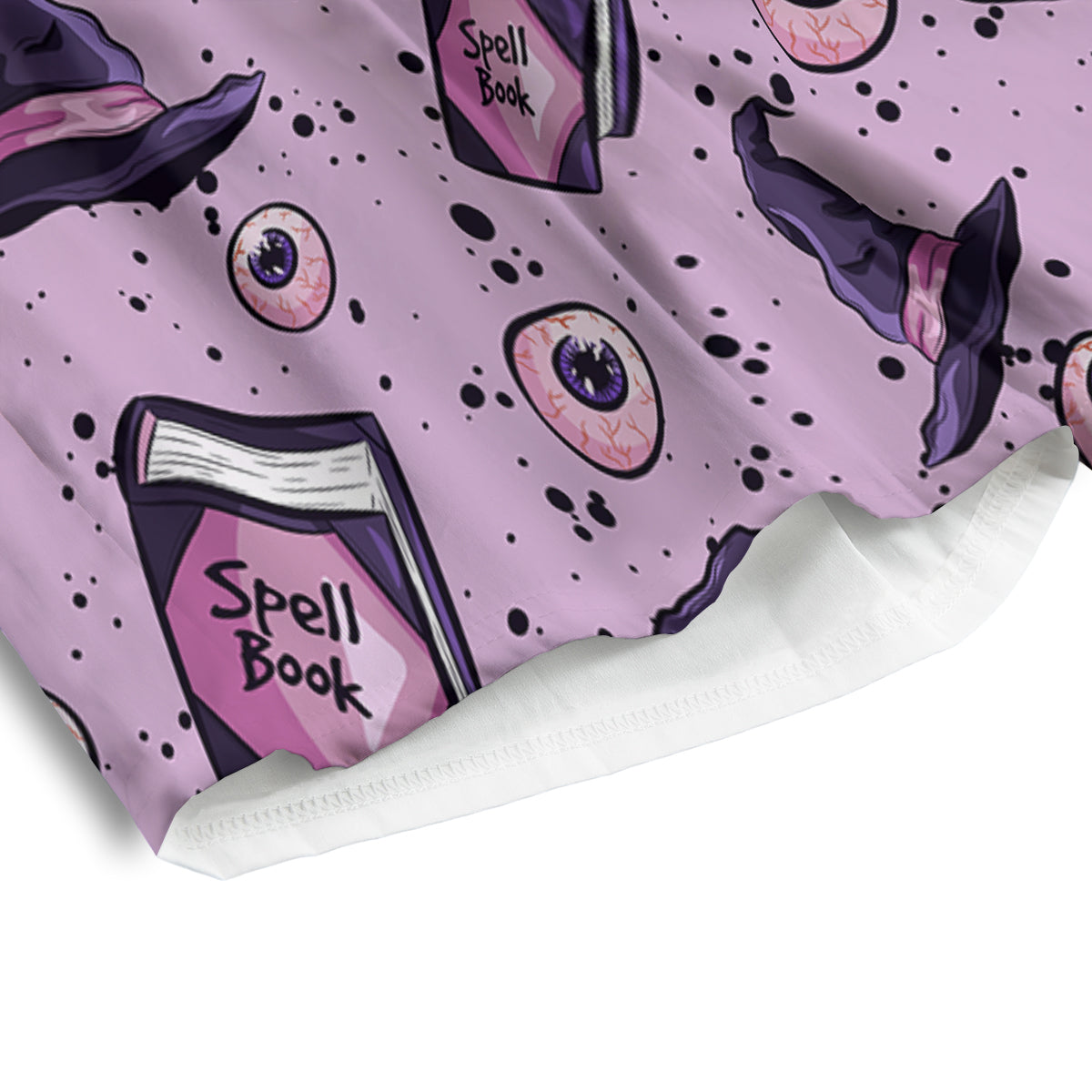 Hat Wizard Print Pattern Men's Athletic Shorts-grizzshop