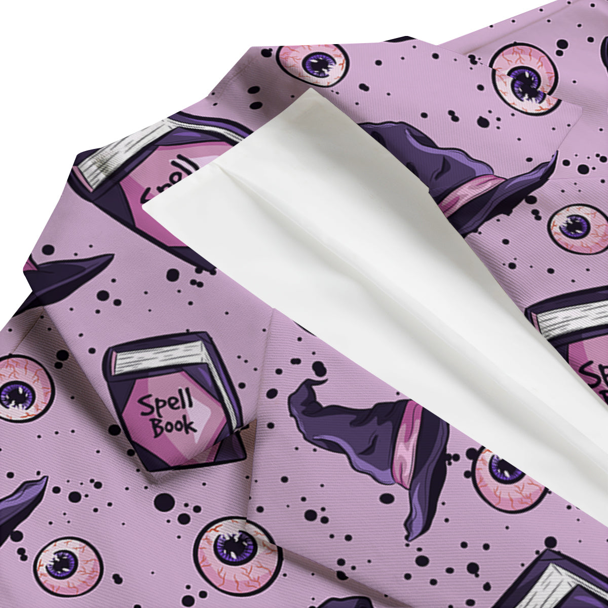 Hat Wizard Print Pattern Men's Blazer-grizzshop