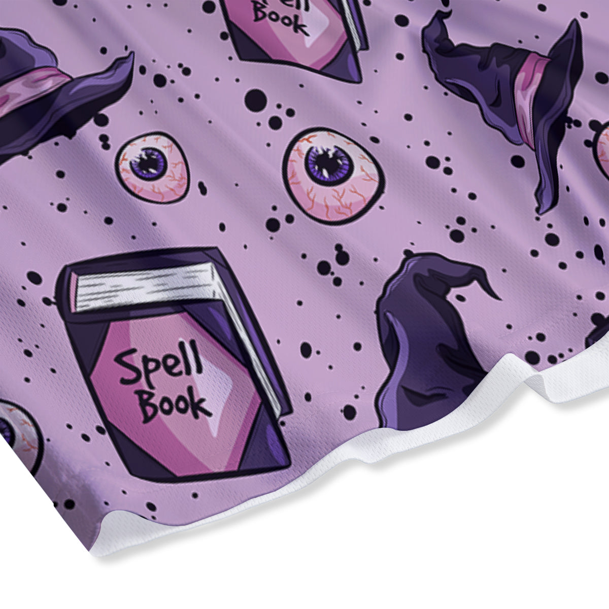 Hat Wizard Print Pattern Mesh Shorts-grizzshop