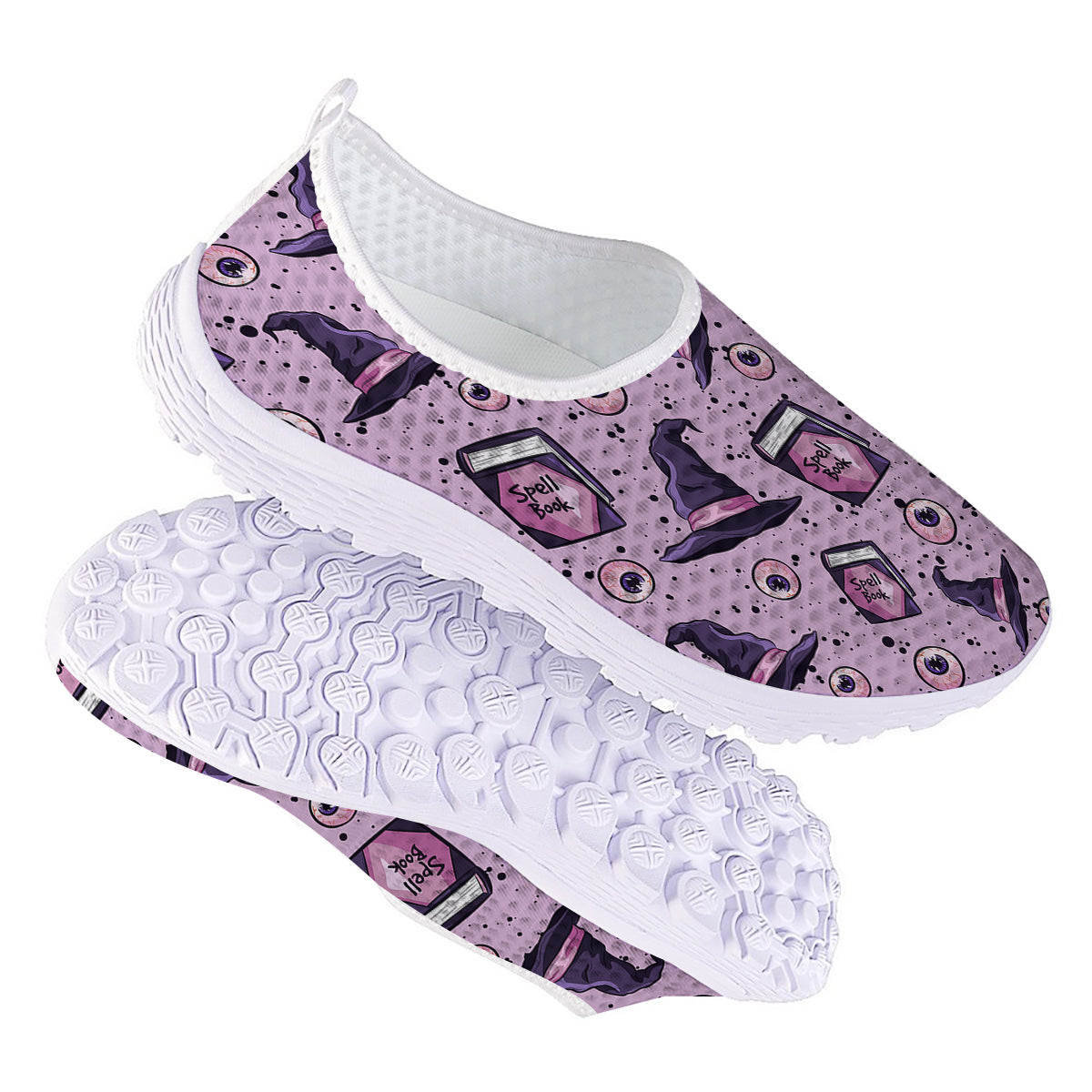 Hat Wizard Print Pattern Nurse Shoes-grizzshop
