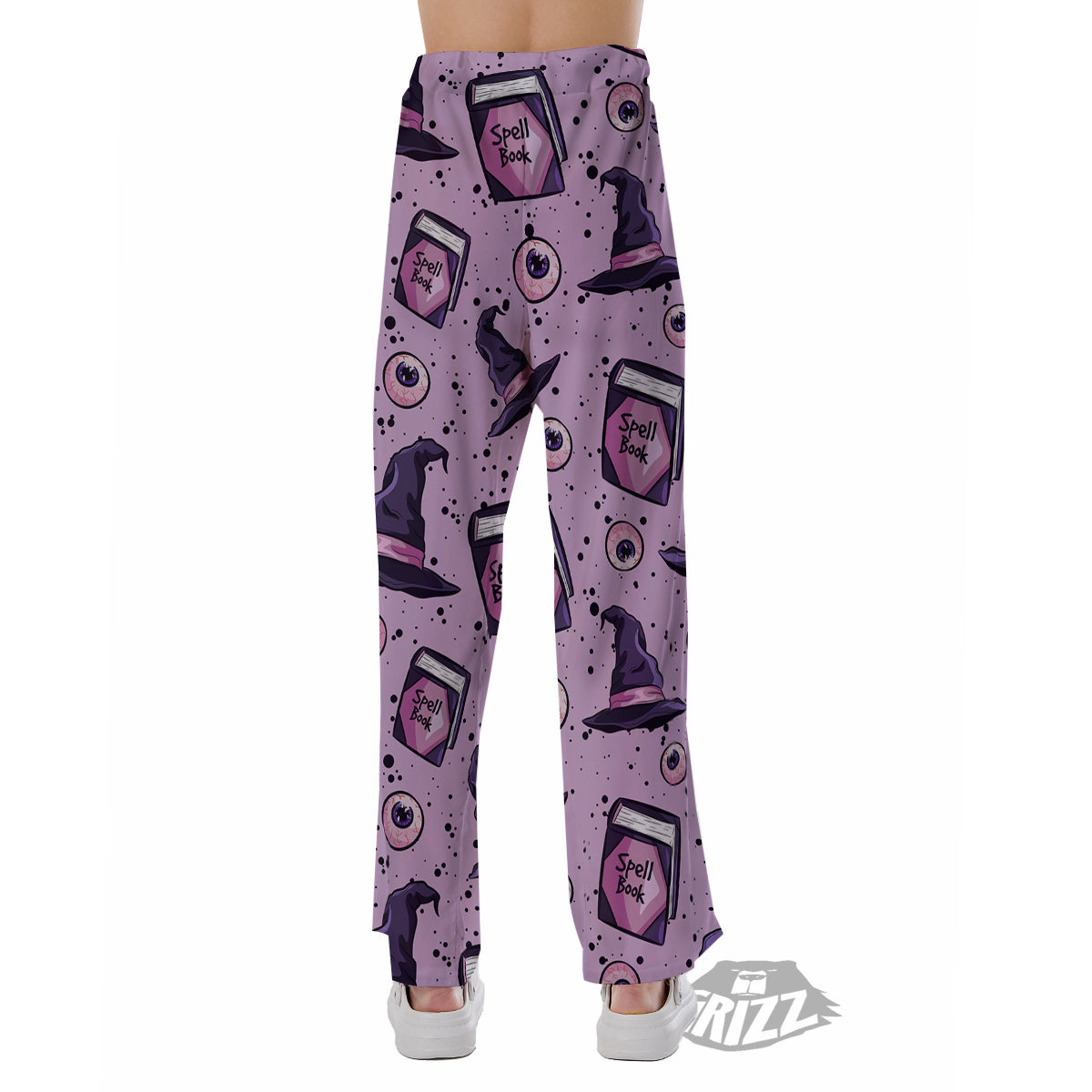 Hat Wizard Print Pattern Pajama Pants-grizzshop