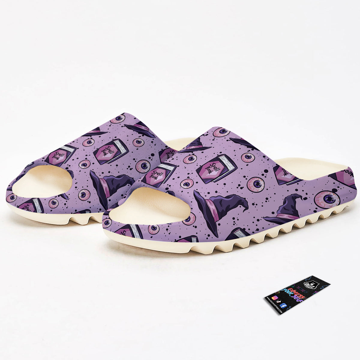 Hat Wizard Print Pattern Sandals-grizzshop