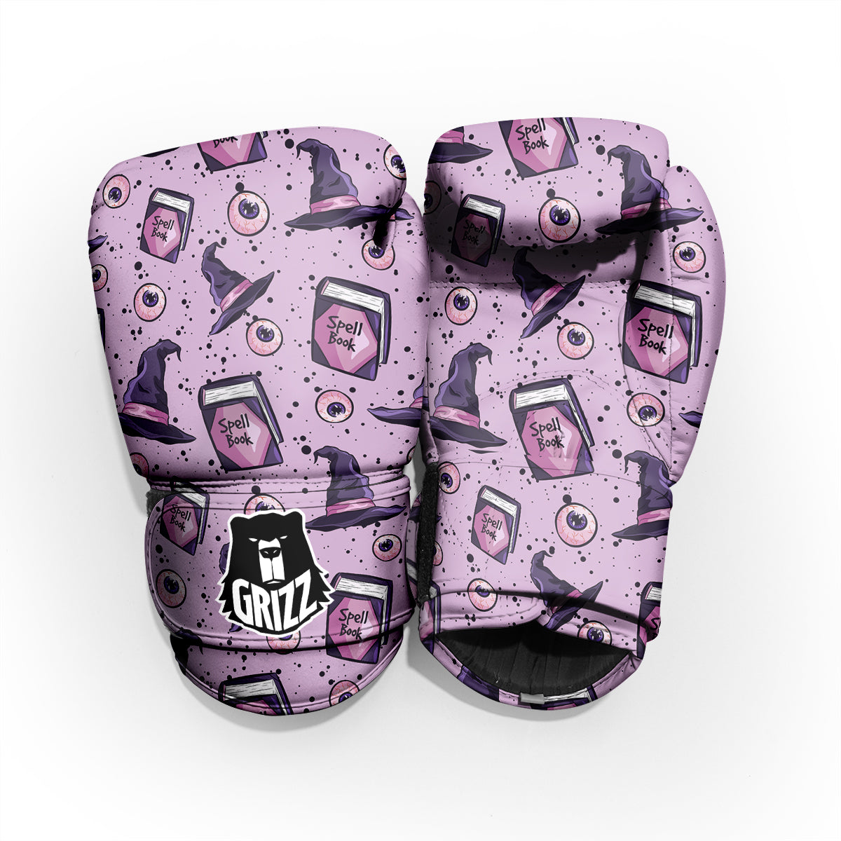 Hat Wizard Print Pattern Sparring Gloves-grizzshop