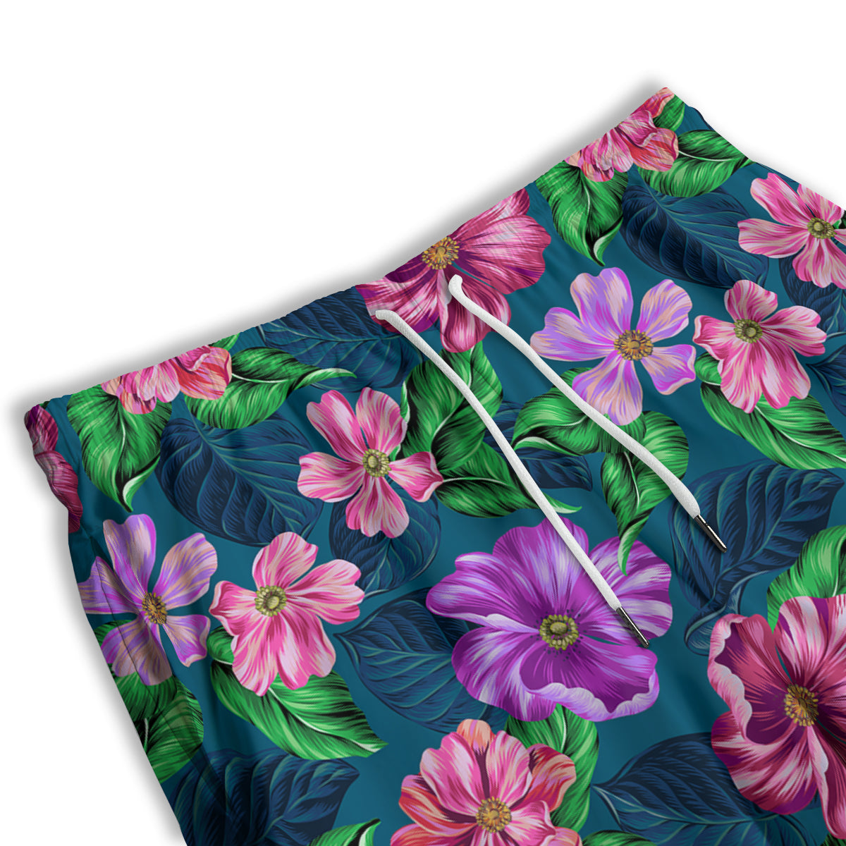 Hawaii Flowers Tropical Print Pattern Men's Athletic Shorts-grizzshop