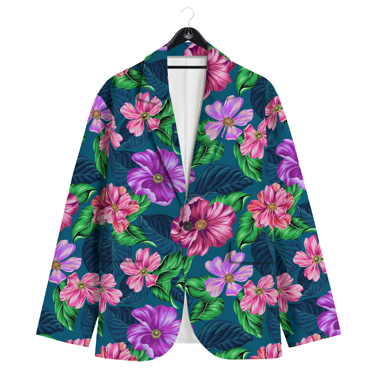 Hawaii Flowers Tropical Print Pattern Men's Sport Coat-grizzshop