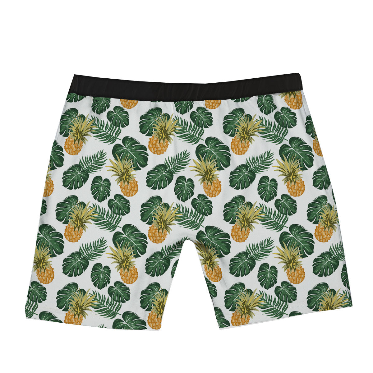 Hawaii Hibiscus Pineapple Print Pattern Boxer Briefs-grizzshop