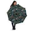 Hawaii Leaf Green Tropical Print Pattern Umbrella-grizzshop