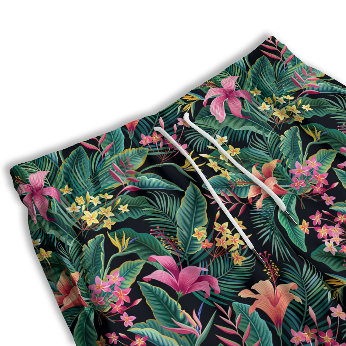 Hawaii Plants Tropical Print Pattern Men's Athletic Shorts-grizzshop