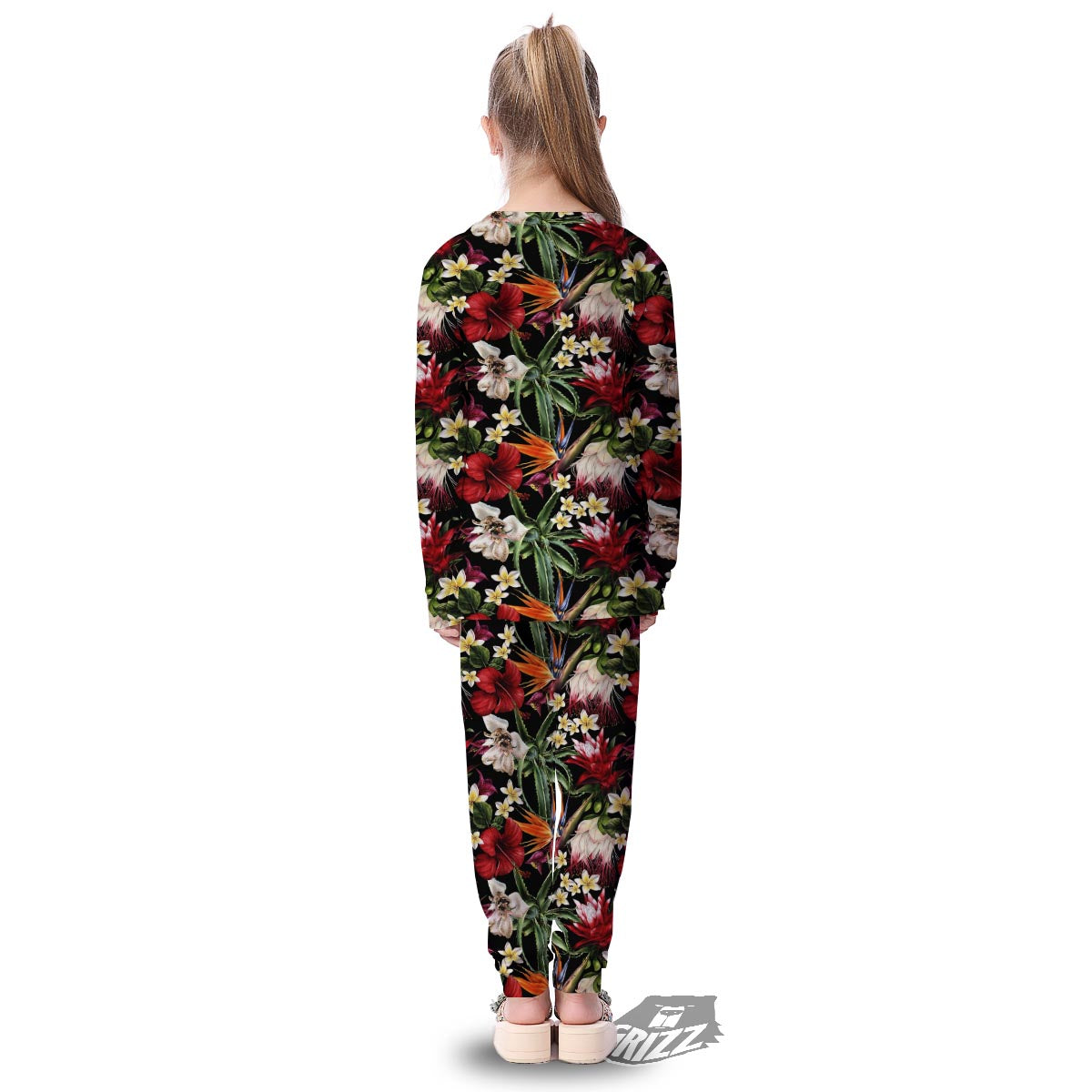 Hawaii Summer Tropical Print Pattern Kid's Pajamas-grizzshop