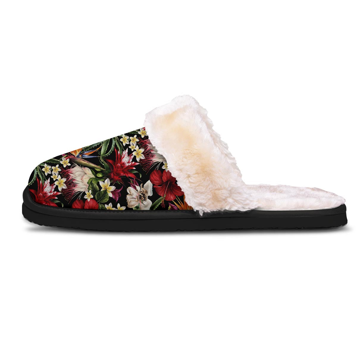 Hawaii Summer Tropical Print Pattern Slippers-grizzshop