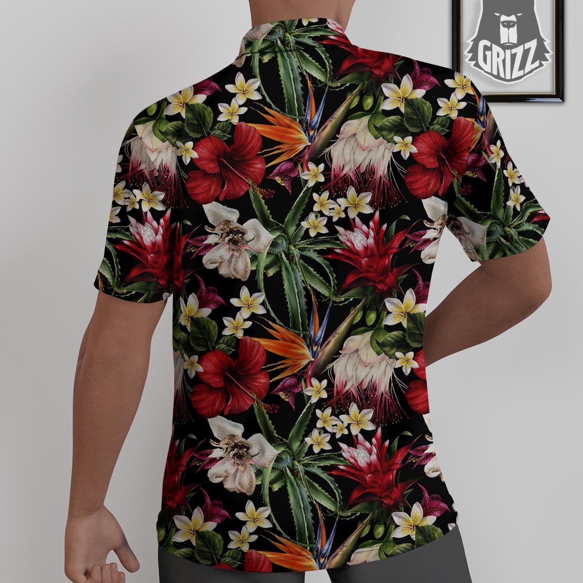 Hawaii Summer Tropical Print Pattern Untucked Shirts-grizzshop