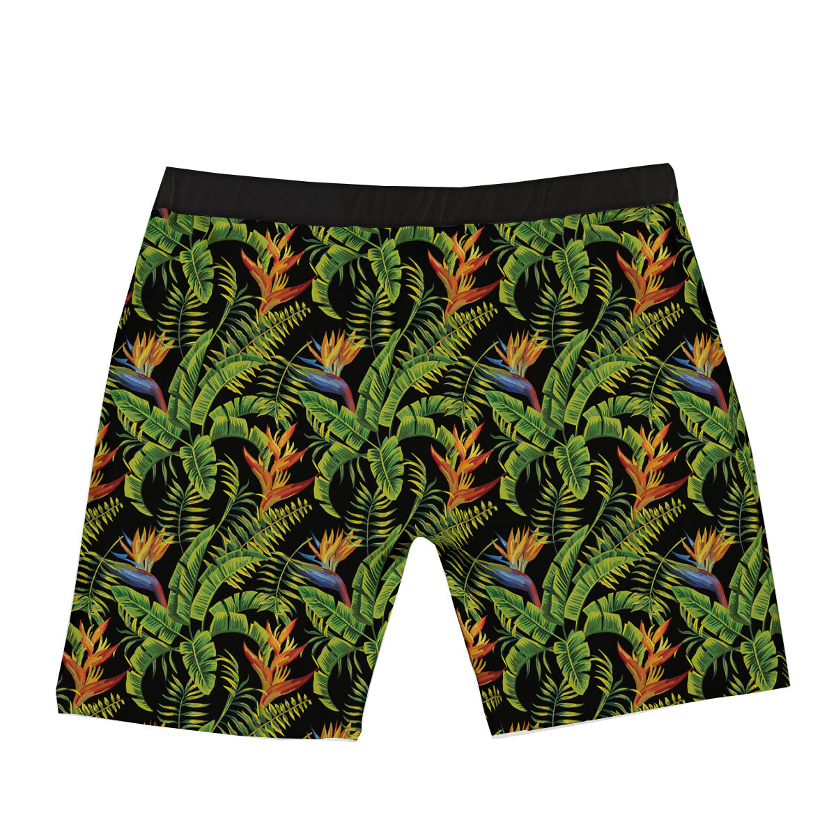 Hawaiian Banana Leaf Print Pattern Boxer Briefs-grizzshop