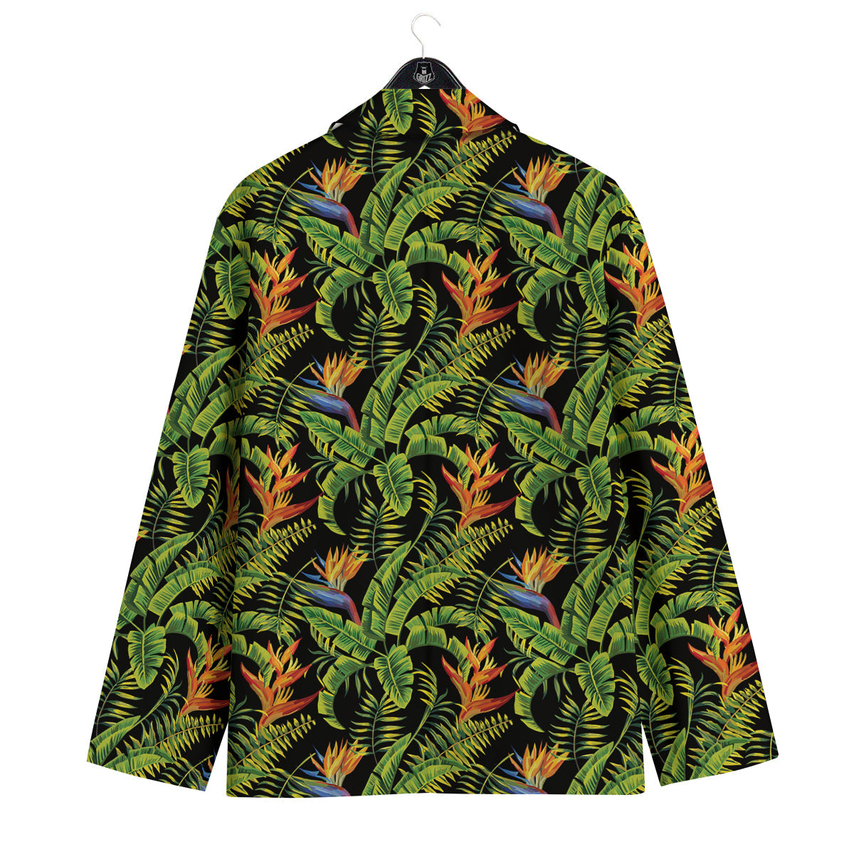 Hawaiian Banana Leaf Print Pattern Men's Sport Coat-grizzshop