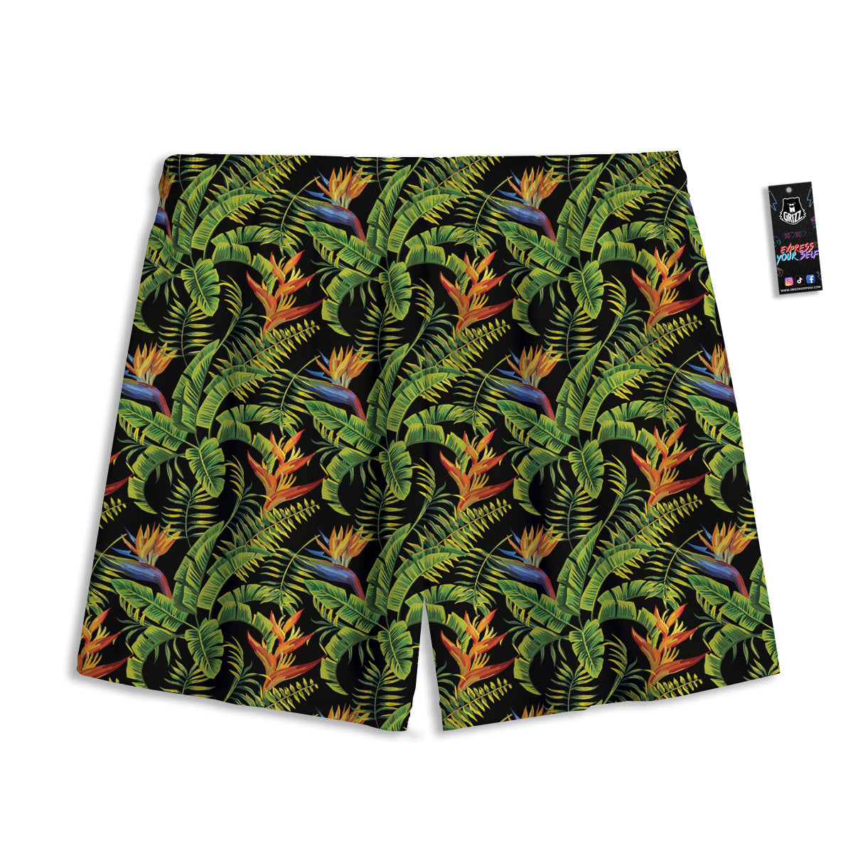 Jack Russell Terrier Drawing Print Mesh Shorts