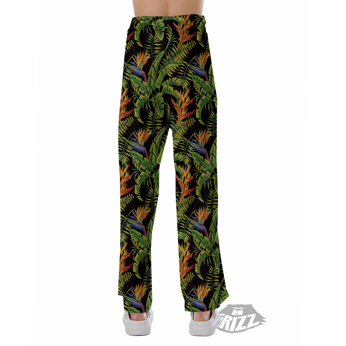 Hawaiian Banana Leaf Print Pattern Pajama Pants-grizzshop